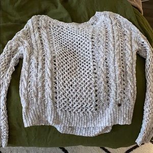 A&F open knit sweater